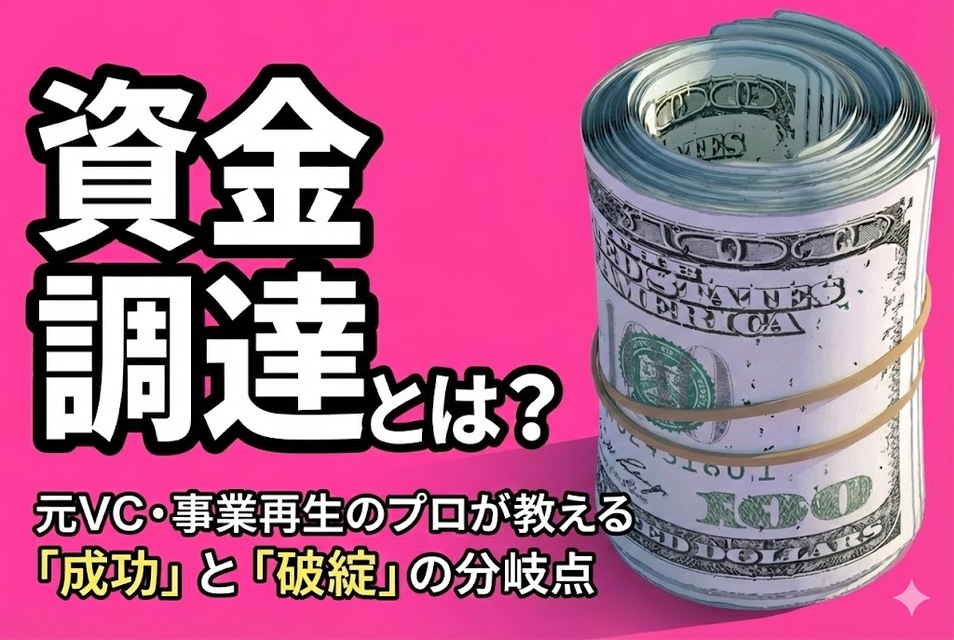 資金調達とは？元VC・事業再生のプロが教える「成功」と「破綻」の分岐点【2025年版】
