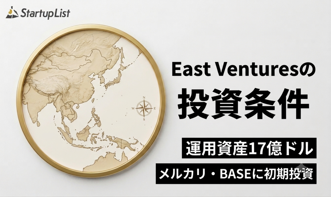 East Ventures（イーストベンチャーズ）の投資条件・投資先・ファンド一覧